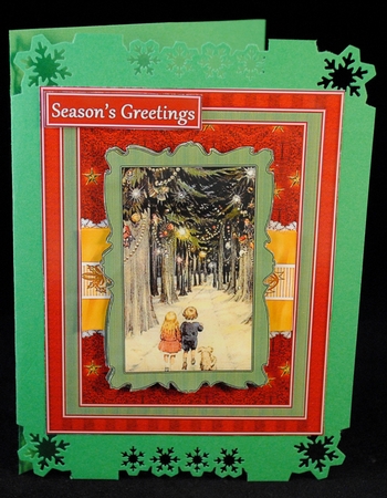 3 in 1 Christmas - Vintage Children by Yvonne Middleton