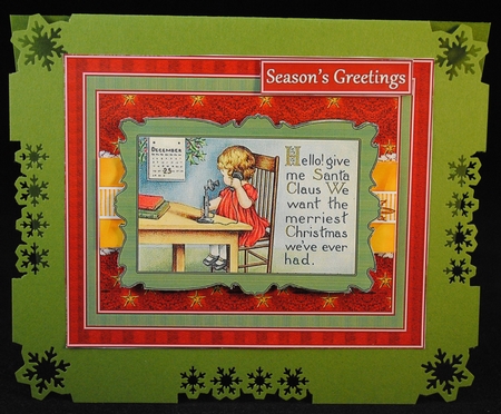 3 in 1 Christmas - Vintage Children 2 by Yvonne Middleton