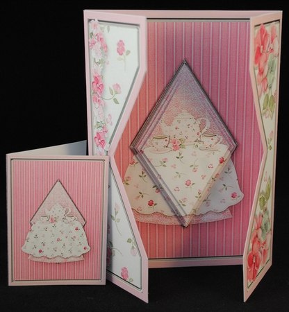 Tea for Two - Diamond Gatefold Card Mini Kit by Yvonne Middleton