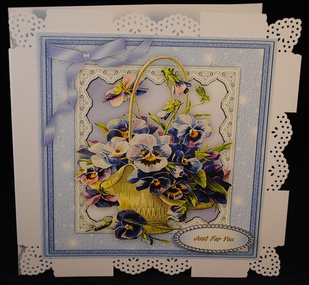 Beautiful Basket of Pansys  by Yvonne Middleton