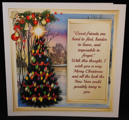 Friends or Family Christmas Greetings  by Yvonne Middleton