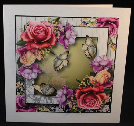 Belle Roses & Flutters by Yvonne Middleton