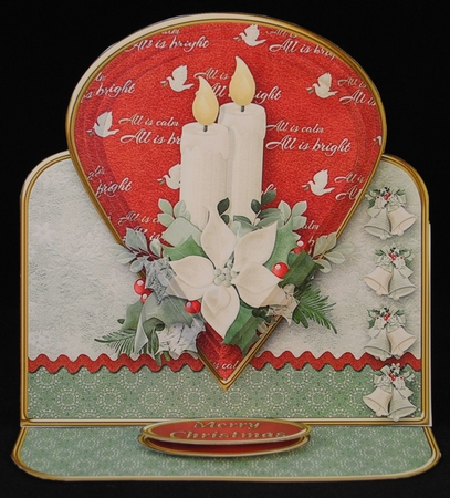 All is Bright - Teardrop Pyramid Easel Card Mini Kit by Yvonne Middleton