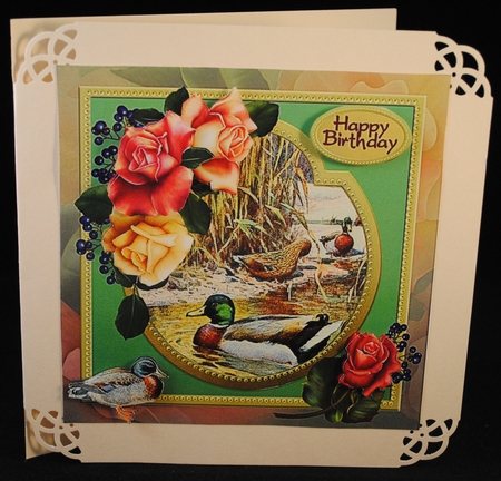 Mallards & Roses by Yvonne Middleton