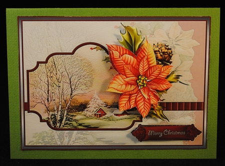 Vintage Christmas scene by Yvonne Middleton