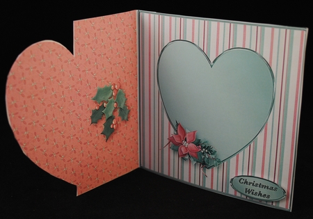 Polar Bear Christmas - Offset Heart Card Mini Kit by Yvonne Middleton