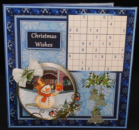 Christmas Sudoku Fun - Blue by Yvonne Middleton