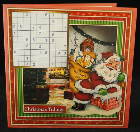 Christmas Sudoku Fun - Santa by Yvonne Middleton