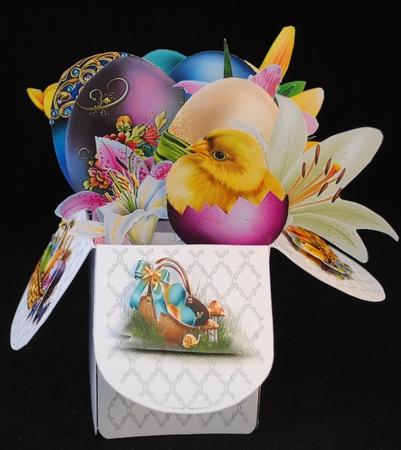 POP UP BOX CARD 3D KIT - GORGEOUS EASTER LATTICE CUT OUT by Yvonne Middleton