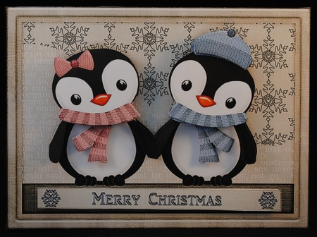 Penguin Christmas Time 995 by Yvonne Middleton