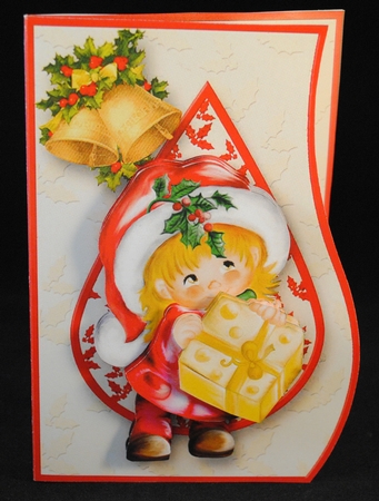 Little Santa - Curved Edge Card Mini Kit by Yvonne Middleton
