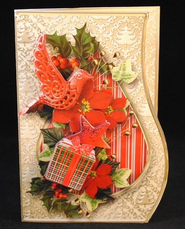 The Holly and the Ivy - Curved Edge Card Mini Kit by Yvonne Middleton
