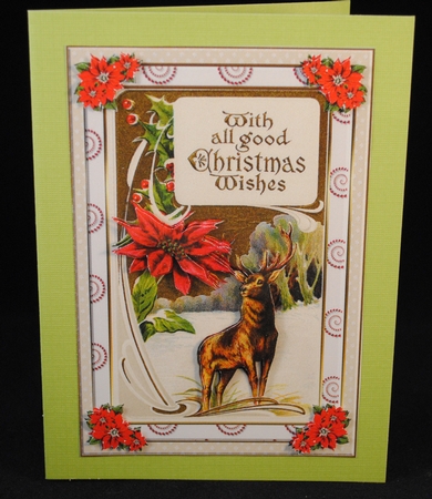 Winters Day Vintage Christmas Topper by Yvonne Middleton