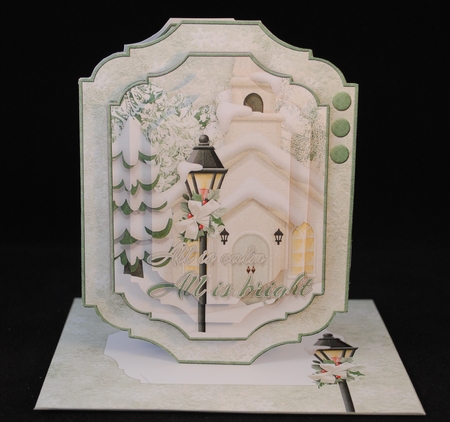 All Is Calm Christmas Card Kit by Yvonne Middleton