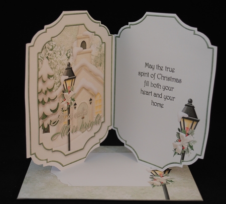 All Is Calm Christmas Card Kit by Yvonne Middleton