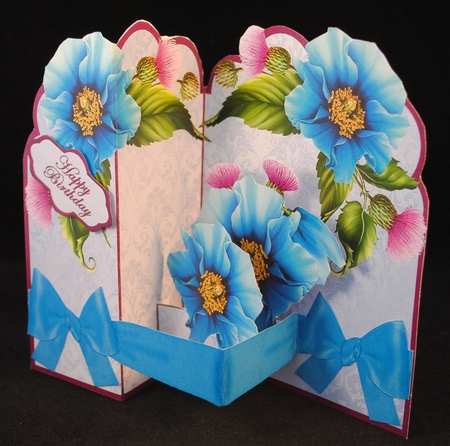 Z-Fold Himalayan Poppies by Yvonne Middleton
