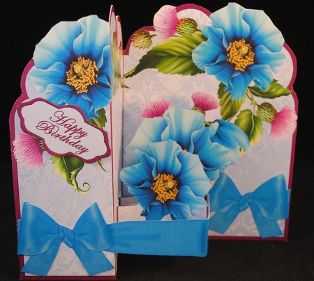 Z-Fold Himalayan Poppies by Yvonne Middleton