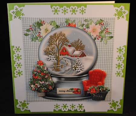 Christmas Topper Snowglobe  by Yvonne Middleton