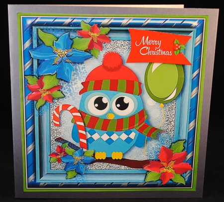 Holiday Owls 2 Card Front kit  by Yvonne Middleton