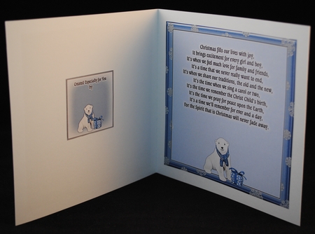 Polar Bear Gets A Present! 4 Page Mini-Kit by Yvonne Middleton
