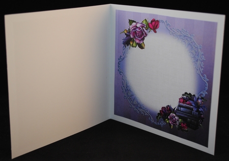 8x8 soft goth roses musical interlude mini kit by Yvonne Middleton