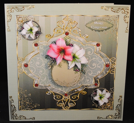 Golden Elegance  -  Christmas or Birthday by Yvonne Middleton