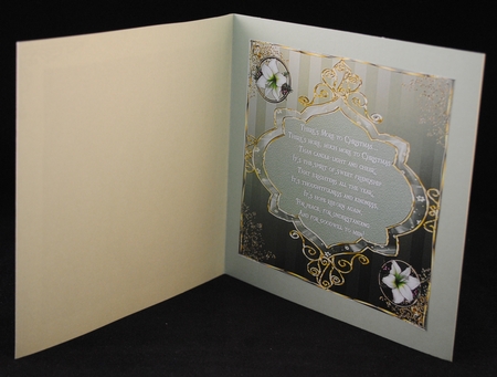 Golden Elegance  -  Christmas or Birthday by Yvonne Middleton