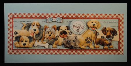 Dog Large DL Card 2 by Yvonne Middleton