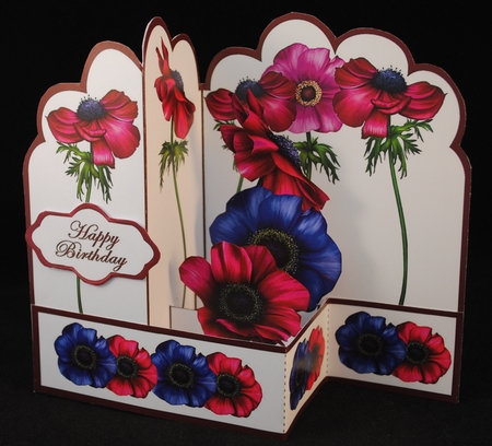 Z-Fold Anemones by Yvonne Middleton