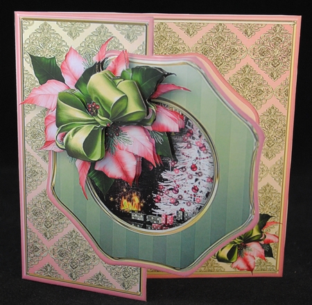 Christmas at the Fireside - Offset Octagon Card Mini Kit by Yvonne Middleton