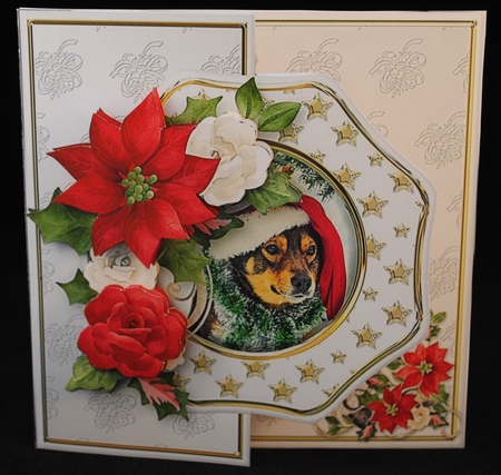 Santas Little Helper - Offset Octagon Card Mini Kit by Yvonne Middleton
