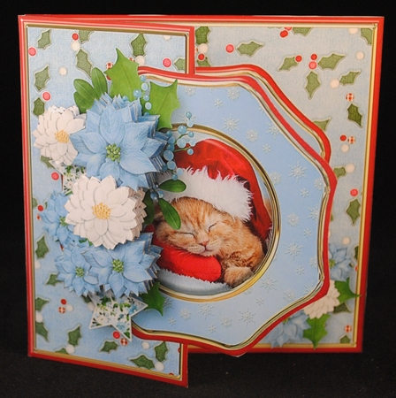 Wake Me for Santa - Offset Octagon Card Mini Kit by Yvonne Middleton