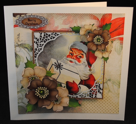 Vintage Christmas Santa Card Kit 1033 by Yvonne Middleton