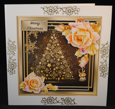 Golden Christmas Tree by Yvonne Middleton