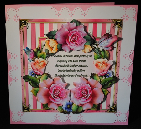 Pink Roses by Yvonne Middleton