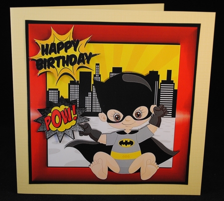 I am bat baby to take on the world pow 8x8 by Yvonne Middleton