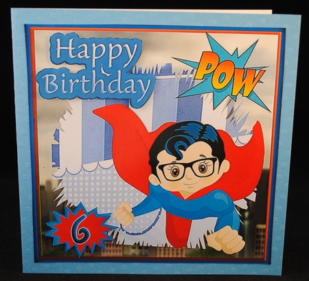 Super Hero for little boys Birthday #7 by Yvonne Middleton