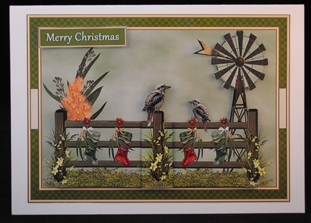 Kookaburra Christmas by Yvonne Middleton