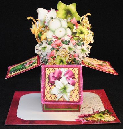 POP UP BOX CARD - JOY by Yvonne Middleton