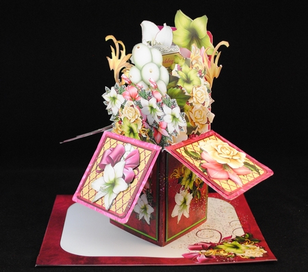 POP UP BOX CARD - JOY by Yvonne Middleton