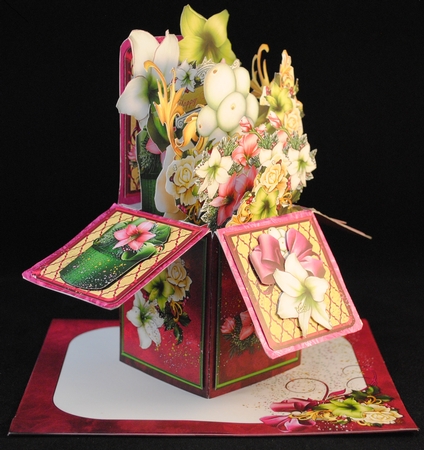 POP UP BOX CARD - JOY by Yvonne Middleton