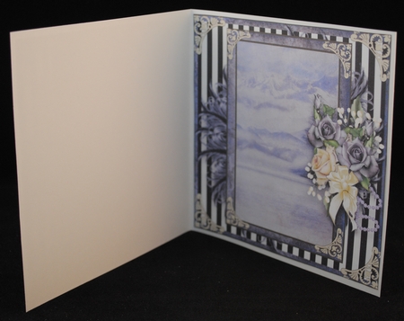 The Violet Rose Card Front Kit by Yvonne Middleton