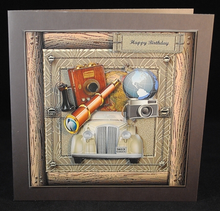 Male Card  Travel by Yvonne Middleton