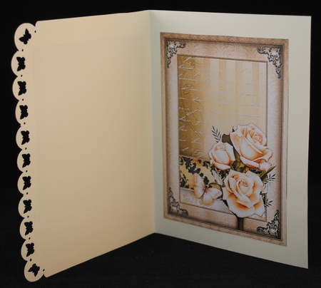 Cream Roses for All Occasions Card Mini Kit by Yvonne Middleton