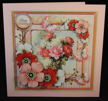 Vintage Shabby Chic Blossom Card Kit 1157 by Yvonne Middleton