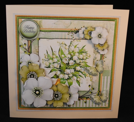 Vintage Shabby Chic Blossom Card Kit 1161 by Yvonne Middleton