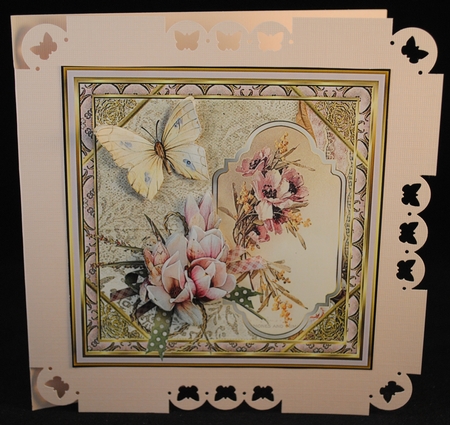 butterfly and flower by Yvonne Middleton