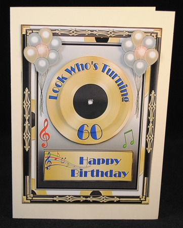 Look Whos Turning 60 Topper by Yvonne Middleton
