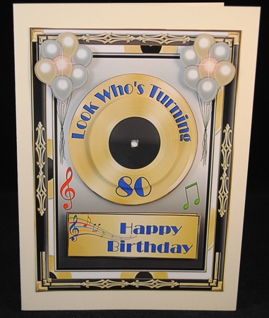 Look Whos Turning 80 Topper by Yvonne Middleton