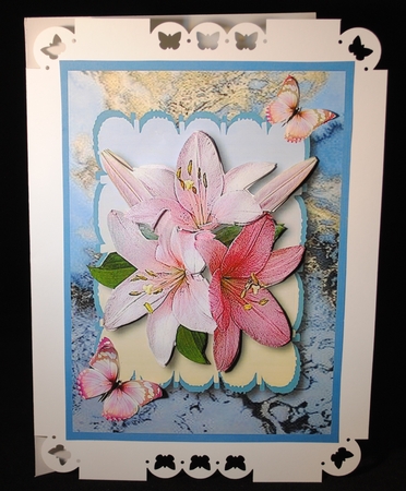 blue lilies by Yvonne Middleton